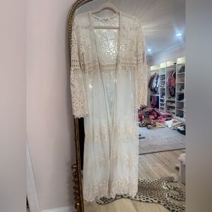 NWT Altar’d State | Cream Lace Kimono